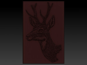 deer head relife 3D Print Model