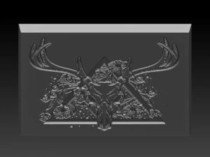 deer head relife 3D Print Model