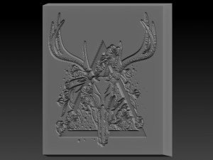 deer head relife 3D Baskı Modeli