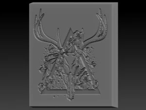 deer head relife 3D Print Model