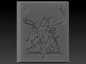 deer head relife 3D Print Model