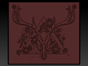 deer head relife 3D Print Model