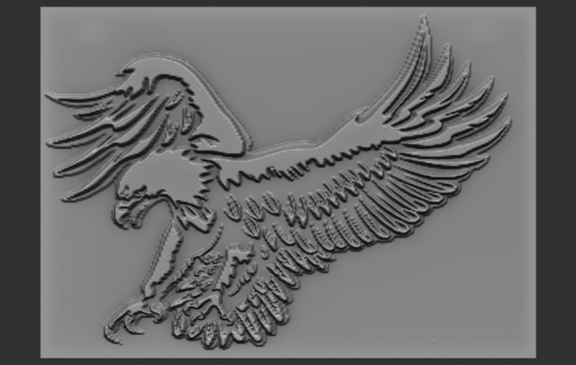 eagle relief 3D-Druckmodell .c4d .max .obj .3ds .fbx .stl .blend 