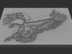 eagle relief 3D-Druckmodell