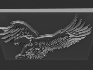 eagle relief 3D-Druckmodell