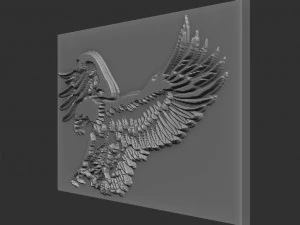 eagle relief 3D Print Model