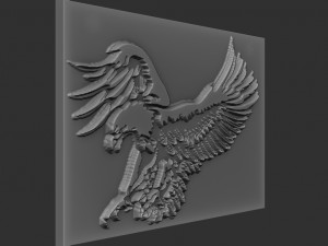 eagle relief 3D-Druckmodell