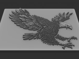 eagle relief 3D Baskı Modeli