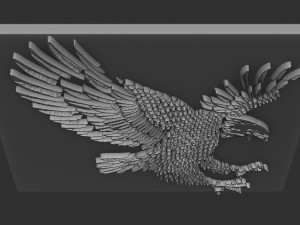 eagle relief 3D Baskı Modeli