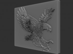 eagle relief 3D Baskı Modeli