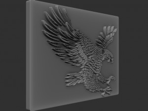 eagle relief 3D Baskı Modeli
