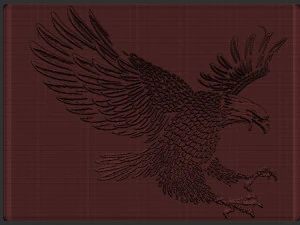 eagle relief 3D Print Model
