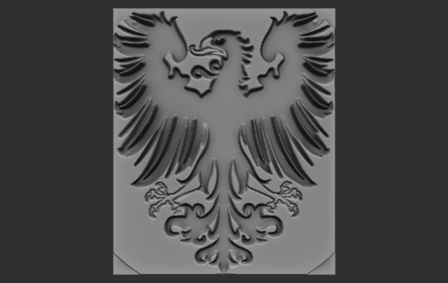 eagle relief Modelo de Impressão 3D .c4d .max .obj .3ds .fbx .stl .blend 