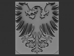 bantuan elang Model Cetak 3D