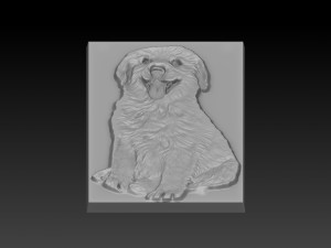 dog relief 3D Принт Модель