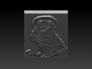 dog relief 3D Принт Модель