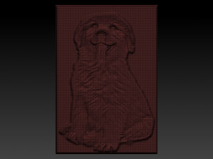 dog relief 3D Принт Модель