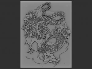 dragon relief 3D Print Model