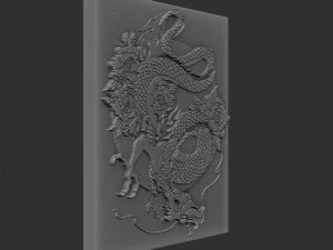 soulagement du dragon Modèles 3D en vedette