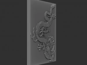 dragon relief 3D Print Model