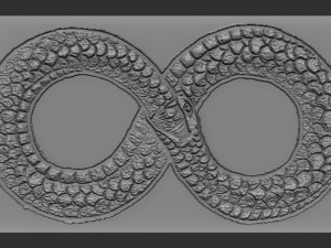 dragon relief 3D 프린트 모델