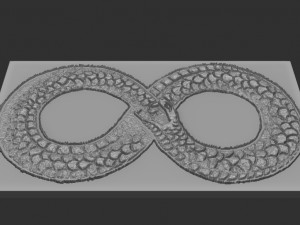 dragon relief 3D Baskı Modeli