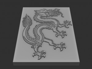 dragon relief 3D Druckmodell