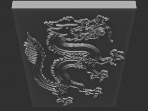 dragon relief 3D Druckmodell