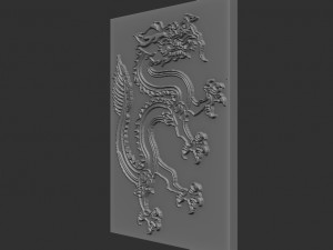 dragon relief 3D Druckmodell