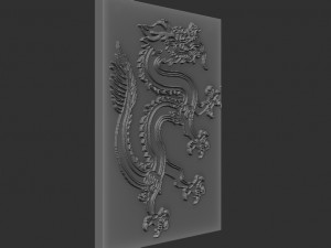 dragon relief 3D Druckmodell