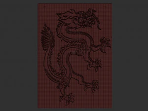 dragon relief 3D Print Model