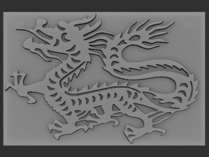 dragon relief 3D Print Model