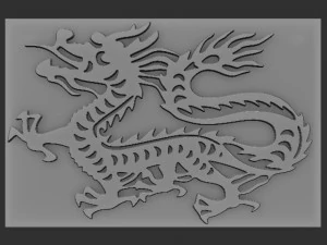 soulagement du dragon Modèles 3D en vedette