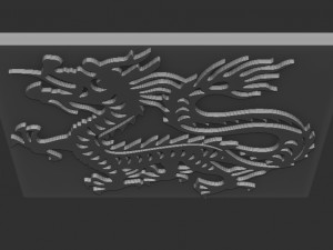 dragon relief 3D-printmodel