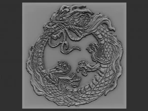 dragon relief 3D Print Model