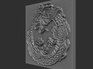 dragon relief 3D 打印模型