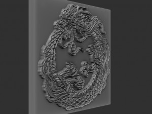 dragon relief 3D 打印模型
