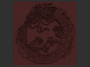 dragon relief 3D 打印模型