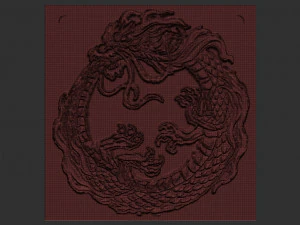 dragon relief 3D Print Model