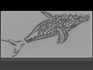 fish relief Modèles 3D en vedette