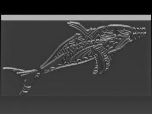fish relief Modèles 3D en vedette