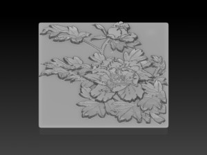 flowers relief Model do druku 3D