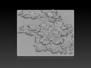 flowers relief 3D Print Model