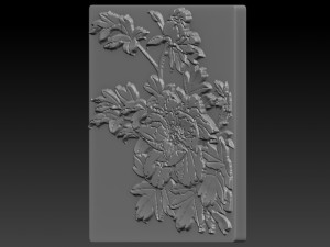 flowers relief Model do druku 3D
