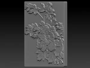 flowers relief 3D Print Model