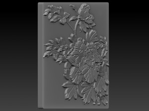 flowers relief Model do druku 3D