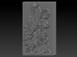 flowers relief 3D Принт Модель
