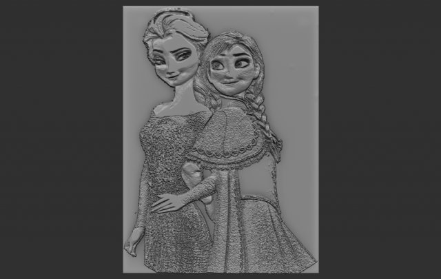frozen relief Modèles 3D en vedette .c4d .max .obj .3ds .fbx .stl .blend 