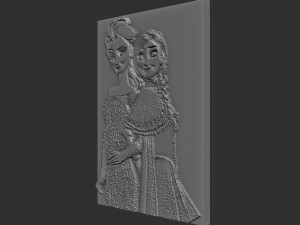 frozen relief Modèles 3D en vedette