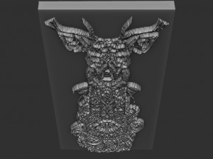 deer relief 3D-printmodel